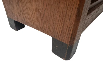 Art Deco Amsterdamse School Open Bookcase by Willem Penaat for Metz & Co., 1920s